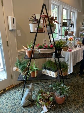 what is a garden club bazaar without plants for sale